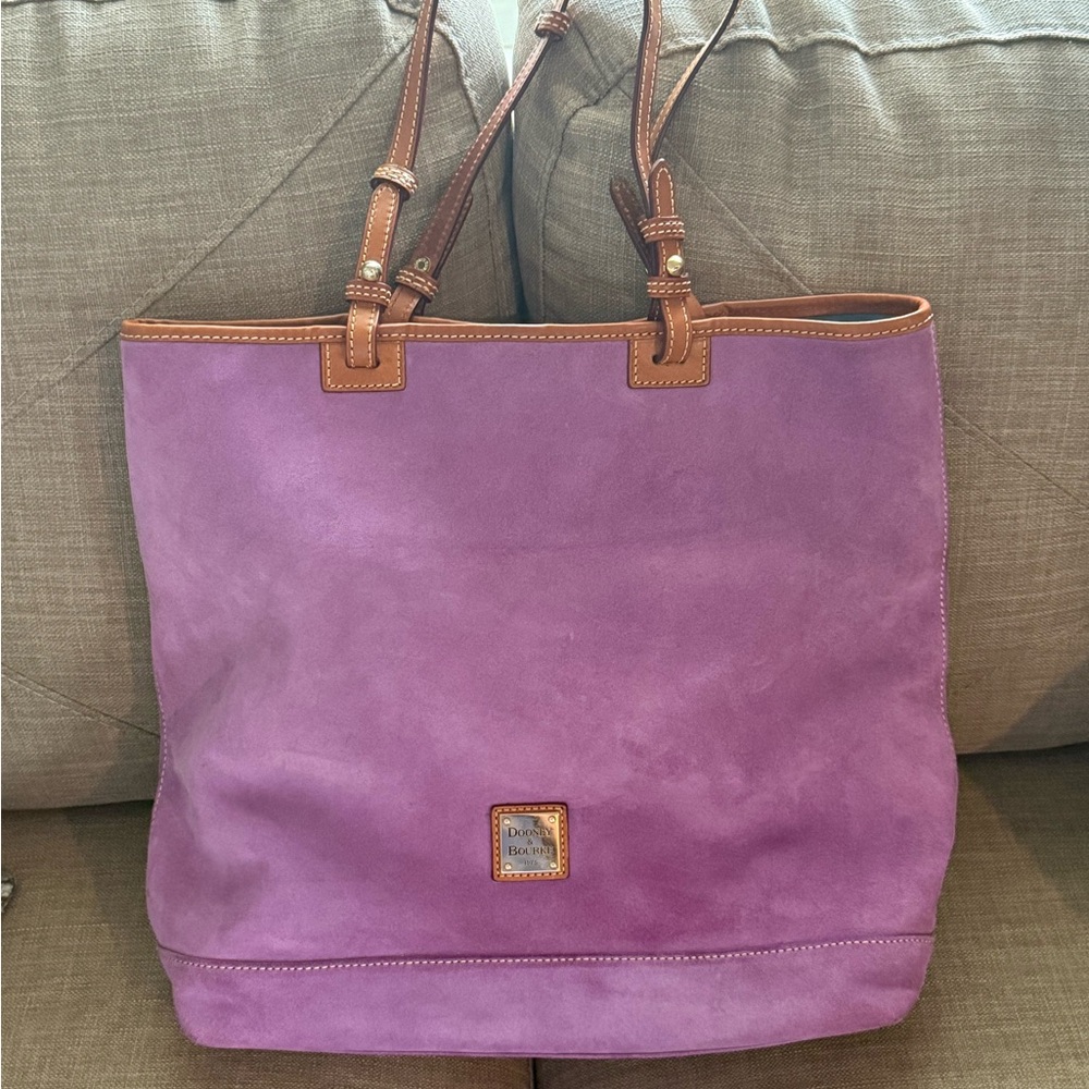 Dooney & Bourke Lavender Suede Tote